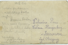 30 marca 1919, kartka z forntu od Kazimierza Reichera