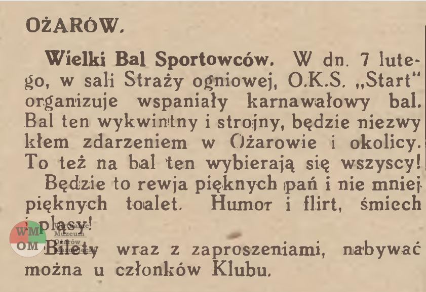 07-Echa-Podmiejskie-08-02-1931-Bal-sportowcow-straz-1