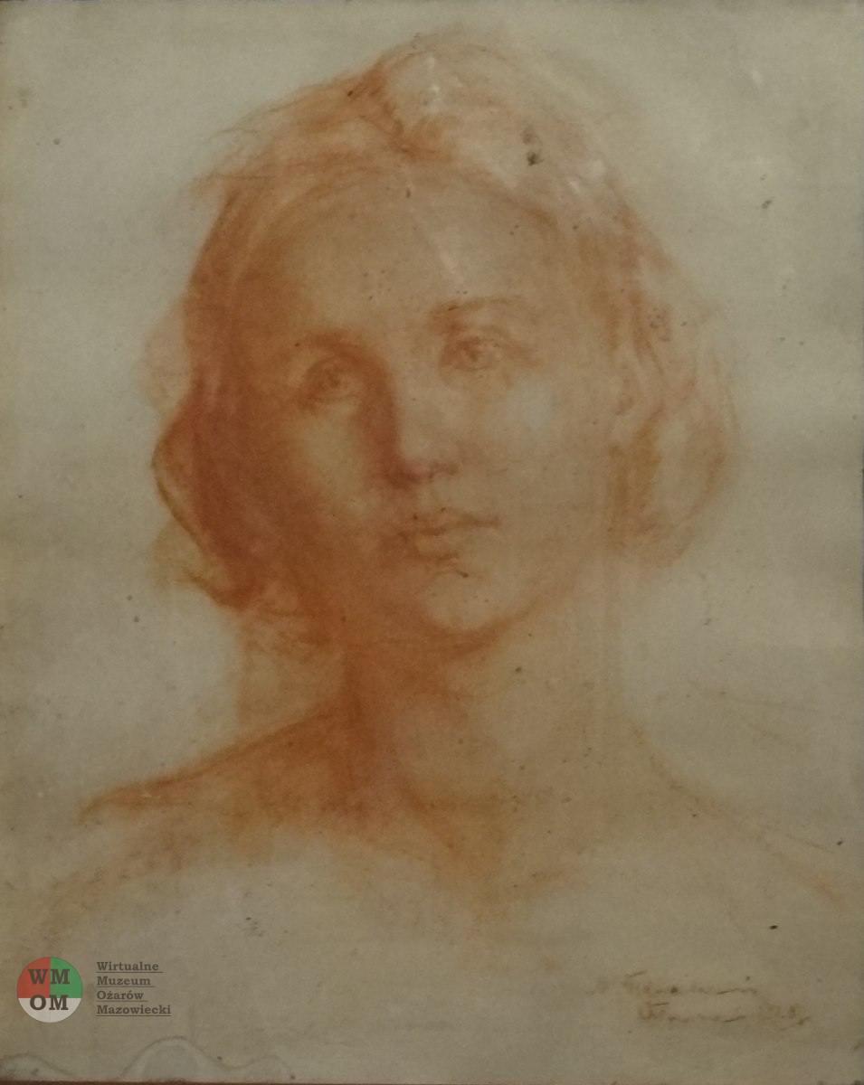 23-autoportretMaria-WedrowskaOrlowska1928-sangwina