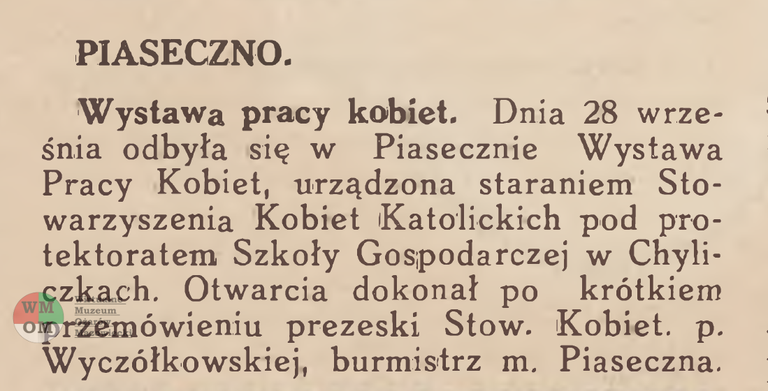 04-Piaseczno-Wystawa-Prac-Kobiet-Echa-Podmiejskie-1930-1