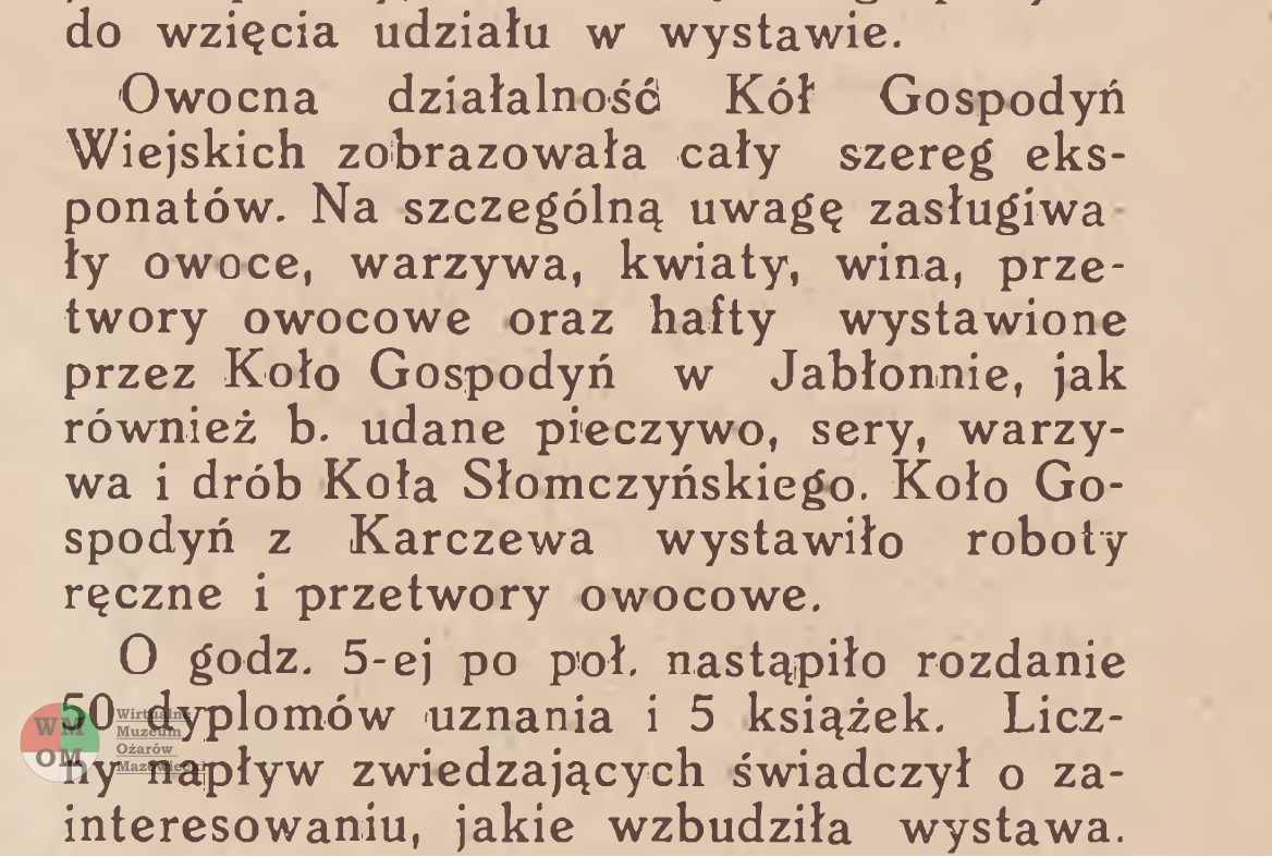 06-Piaseczno-Wystawa-Prac-Kobiet-Echa-Podmiejskie-1930-3