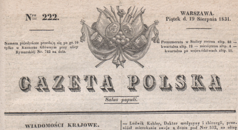 Read more about the article 193 rocznica Powstania Listopadowego